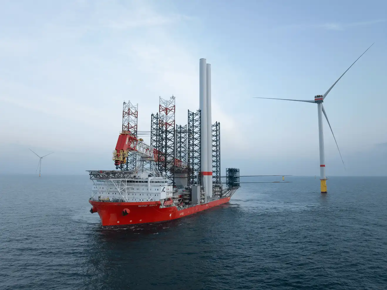 Anlageninstallation OWP EnBW He Dreiht © EnBW / Weltenangler