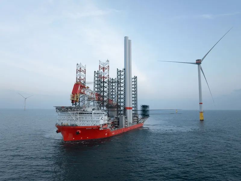 Anlageninstallation OWP EnBW He Dreiht © EnBW / Weltenangler